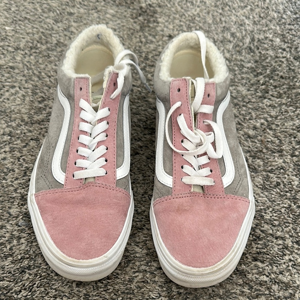Vans Pink and Gray